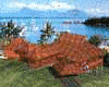 Large beach front hard wood home